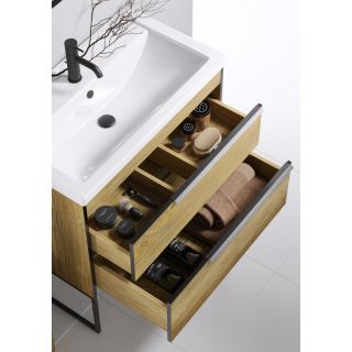 Тумба под раковину Aqwella Fargo FRG0108DB+FRGN440 80 см